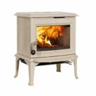 Jotul F100 ECO ivory enamel with plain door